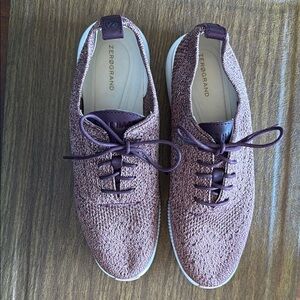 Cole Haan Zerogrand Knit Shoes in Brown and Purple